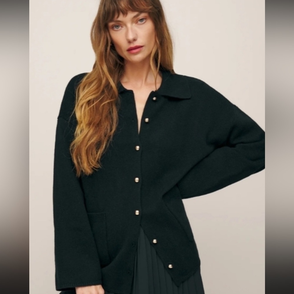 Reformation Parisa regenerative wool cardigan